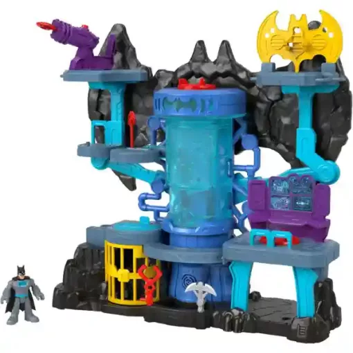 Mattel Fisher-Price Batman - Batman interaktív denevérbarlangja, DC Super Friends