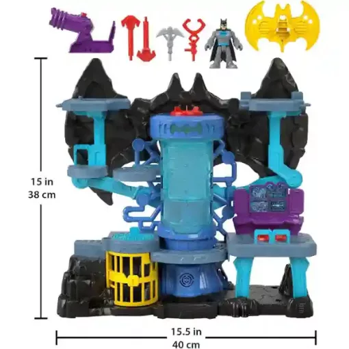Mattel Fisher-Price Batman - Batman interaktív denevérbarlangja, DC Super Friends