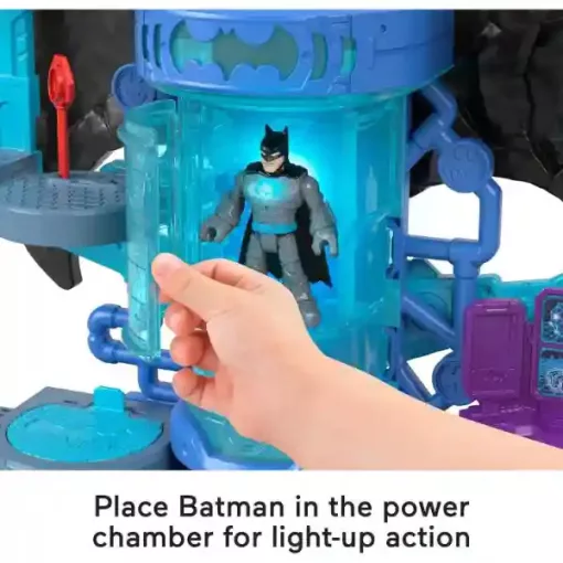Mattel Fisher-Price Batman - Batman interaktív denevérbarlangja, DC Super Friends