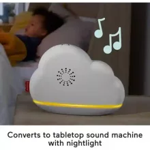 Mattel Fisher-Price - 2 az 1-ben altatódalos, projektoros kiságyforgó, babaforgó