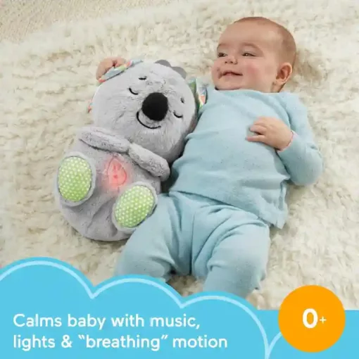 Mattel Fisher-Price - Interaktív szunyókáló plüss koala hanggal és mozgással