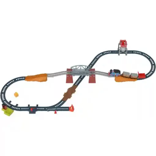 Mattel Fisher-Price - Thomas, a gőzmozdony: 3 az 1-ben csomagszállító motorizált vonatszett