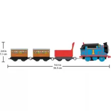 Mattel Fisher-Price - Thomas, a gőzmozdony: 3 az 1-ben csomagszállító motorizált vonatszett