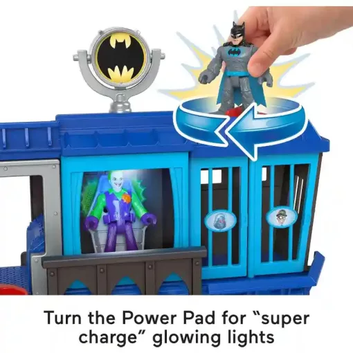 Mattel Fisher-Price Batman - Gotham City interaktív börtöne figurákkal, DC Super Friends