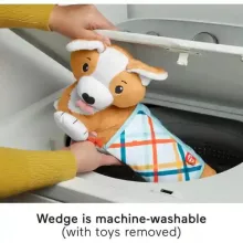Mattel Fisher-Price - 3 az 1-ben plüss corgi kutyus foglalkoztató pocakpárna