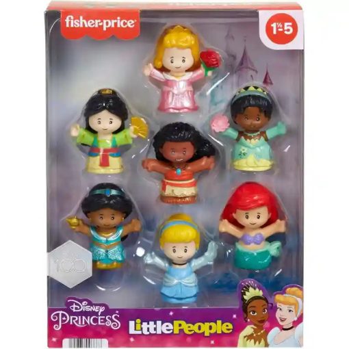 Mattel Fisher-Price Little People Disney - Hercegnők 7db-os figuraszett