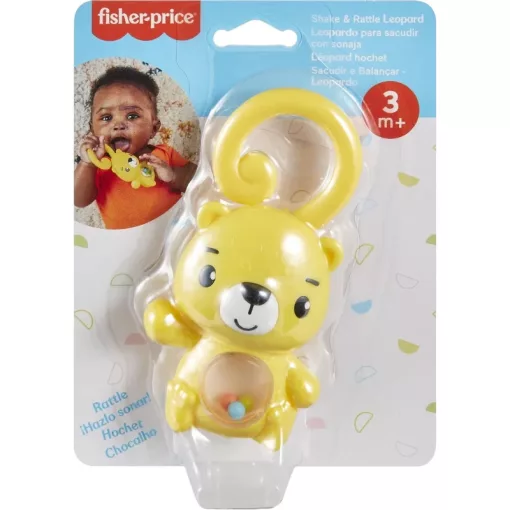 Mattel Fisher-Price rázható és csörgő leopárd