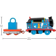 Mattel Fisher-Price - Thomas, a gőzmozdony: motorizált vonatszett sínpályával és hurokkal