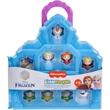 Mattel Fisher-Price Disney Jégvarázs Little People - Hordozható játékszett 9 figurával