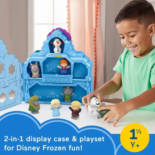 Mattel Fisher-Price Disney Jégvarázs Little People - Hordozható játékszett 9 figurával