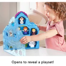 Mattel Fisher-Price Disney Jégvarázs Little People - Hordozható játékszett 9 figurával