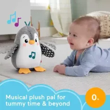 Mattel Fisher-Price - Interaktív egyensúlyozó plüss pingvin hanggal