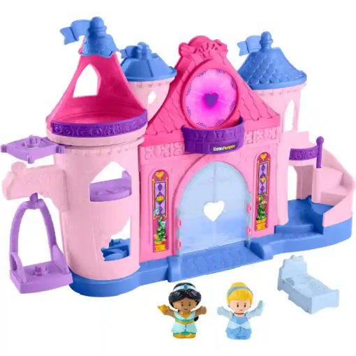 Mattel Fisher-Price Disney Princess Little People - Varázslatos interaktív kastély figurákkal
