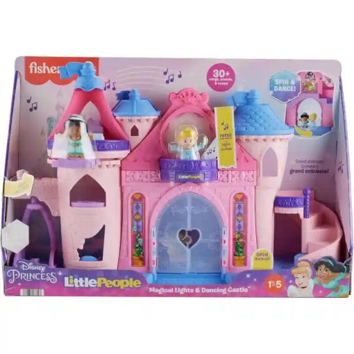 Mattel Fisher-Price Disney Princess Little People - Varázslatos interaktív kastély figurákkal