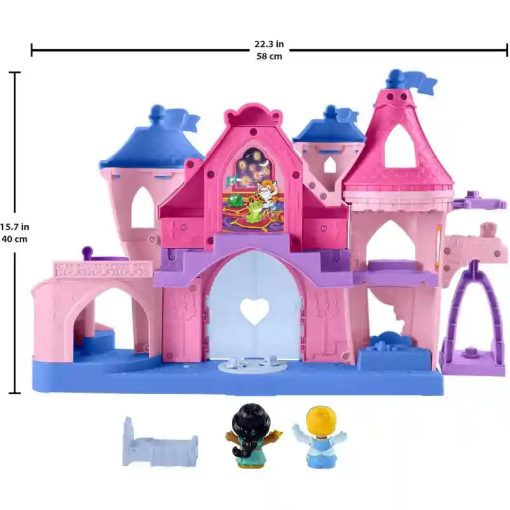 Mattel Fisher-Price Disney Princess Little People - Varázslatos interaktív kastély figurákkal