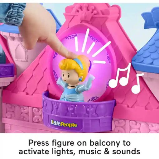 Mattel Fisher-Price Disney Princess Little People - Varázslatos interaktív kastély figurákkal