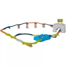 Mattel Fisher-Price - Thomas, a gőzmozdony: pályabővítő sínkészlet motorizált vonatokhoz 5,9m