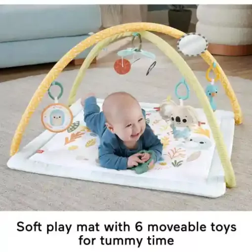 Mattel Fisher-Price - Szenzoros játszószőnyeg hordozható koalával