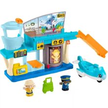 Mattel Fisher-Price Little People - Kalandos repülőtér repülővel és figurákkal