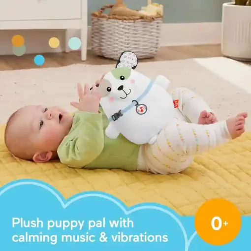 Mattel Fisher-Price - Interaktív plüss kutyuspajti hanggal és rezgéssel