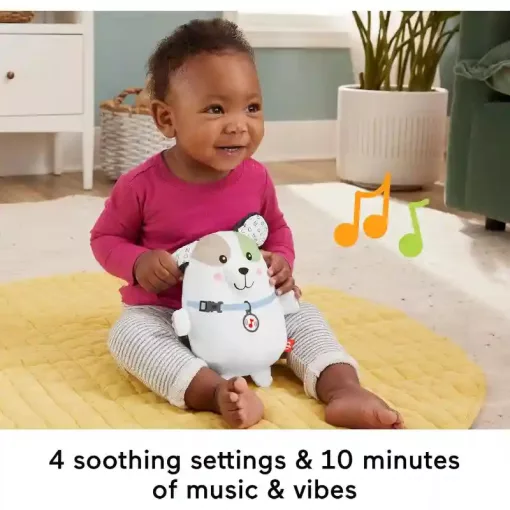 Mattel Fisher-Price - Interaktív plüss kutyuspajti hanggal és rezgéssel