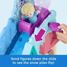 Mattel Fisher-Price Disney Jégvarázs Little People - Elza és Olaf szánkós kalandja