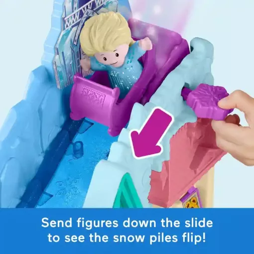Mattel Fisher-Price Disney Jégvarázs Little People - Elza és Olaf szánkós kalandja