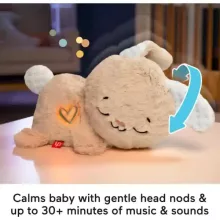 Mattel Fisher-Price - Interaktív altató plüss nyuszi fénnyel és hanggal