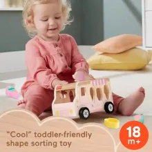 Mattel Fisher-Price - Fa fagyiskocsi formaválogató