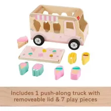 Mattel Fisher-Price - Fa fagyiskocsi formaválogató