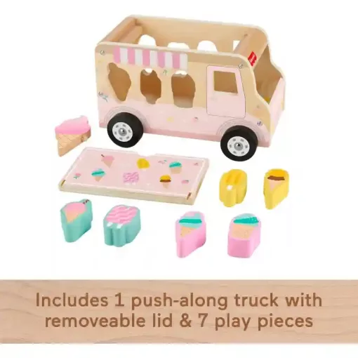 Mattel Fisher-Price - Fa fagyiskocsi formaválogató