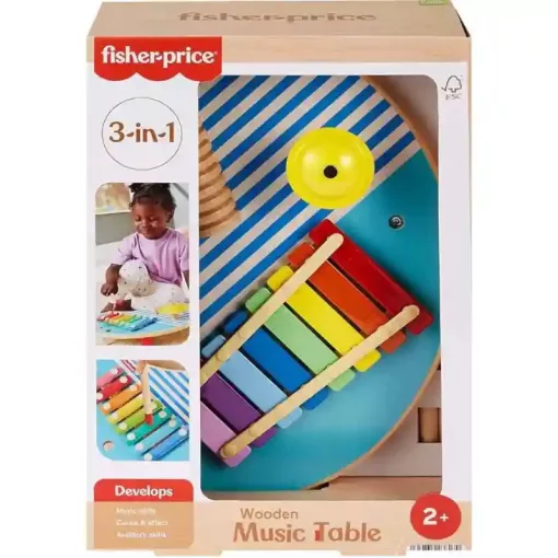 Mattel Fisher-Price - Fa zenélő játékasztal