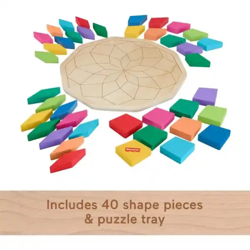 Mattel Fisher-Price - Fa mandala puzzle