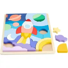 Mattel Fisher-Price - Fa űrhajós puzzle