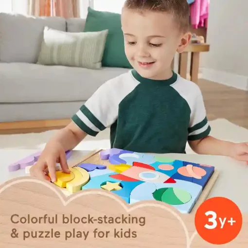 Mattel Fisher-Price - Fa űrhajós puzzle