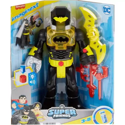 Mattel Fisher-Price Batman - Batman interaktív robotja, DC Super Friends