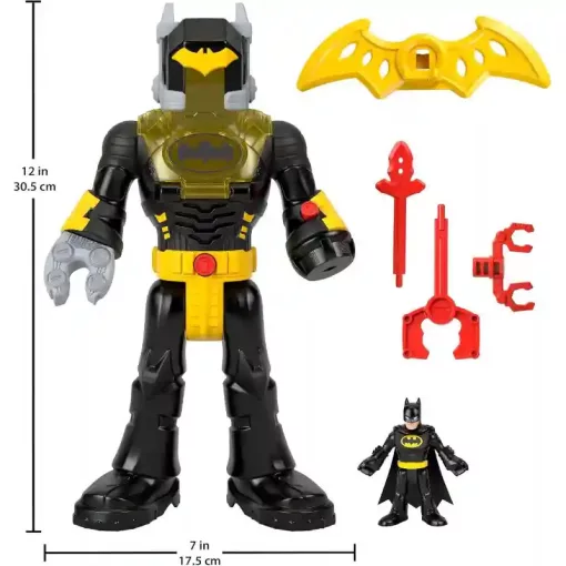 Mattel Fisher-Price Batman - Batman interaktív robotja, DC Super Friends
