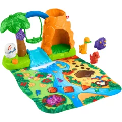   Mattel Fisher-Price Little People - Dinófalu és játszószőnyeg