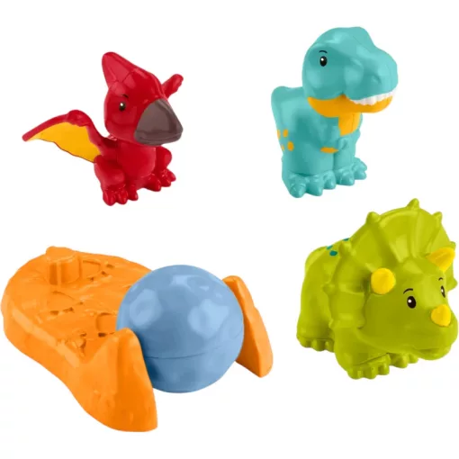 Mattel Fisher-Price Little People barátságos dinoszauruszok figuraszett