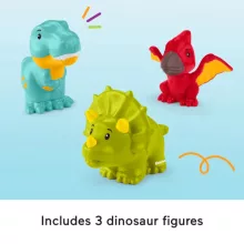 Mattel Fisher-Price Little People barátságos dinoszauruszok figuraszett