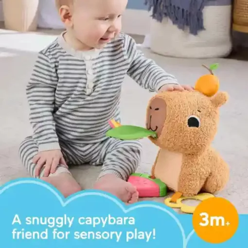 Mattel Fisher-Price - Foglalkoztató plüss kapibara babáknak