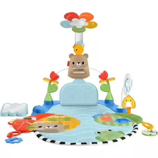 Mattel Fisher-Price - 3 az 1-ben foglalkoztató játszószőnyeg forgóval