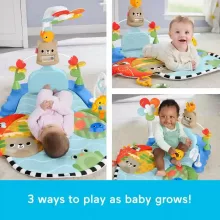 Mattel Fisher-Price - 3 az 1-ben foglalkoztató játszószőnyeg forgóval