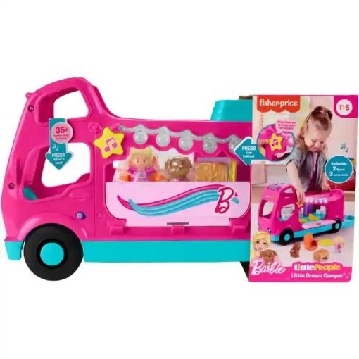 Mattel Fisher-Price Little People - Barbie interaktív lakóautója