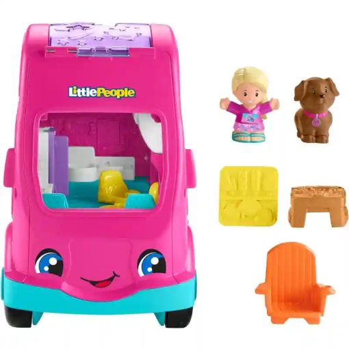 Mattel Fisher-Price Little People - Barbie interaktív lakóautója