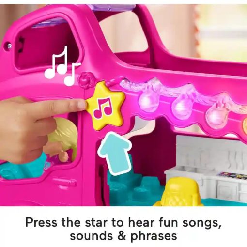 Mattel Fisher-Price Little People - Barbie interaktív lakóautója