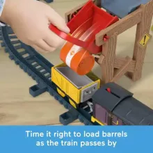 Mattel Fisher-Price - Thomas, a gőzmozdony: Motorizált Diesel mozdonyszett rakodópályával