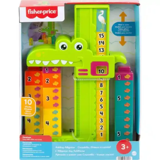 Mattel Fisher-Price - Aligátoros számolójáték óvodásoknak