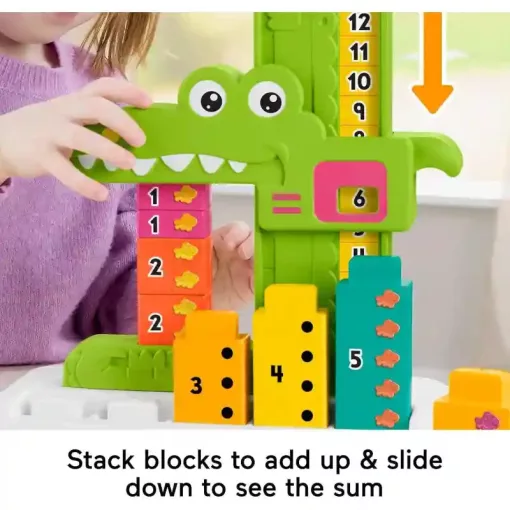 Mattel Fisher-Price - Aligátoros számolójáték óvodásoknak