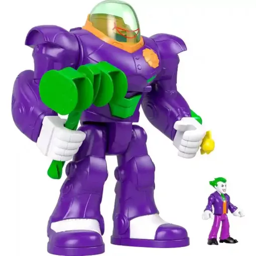 Mattel Fisher-Price Batman - Joker kalapácsos robotja, DC Super Friends